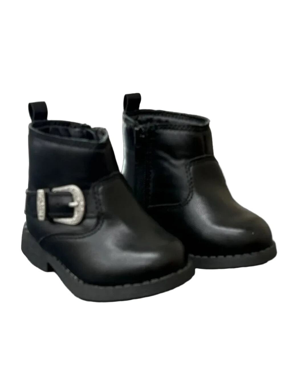 OshKosh B'gosh Dakota Moto Ankle Boots Black